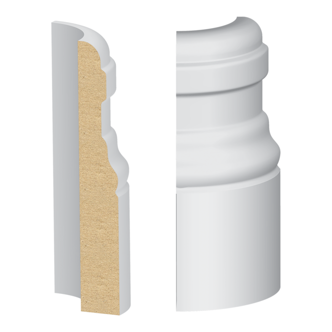 118MUL-3W Rounded Corner Block