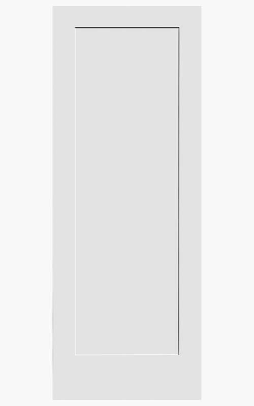 Primed Shaker 1-Panel Interior 1-3/8" Solid Core