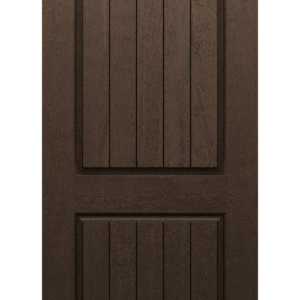2-Panel Planked Rustic Arch Top Exterior