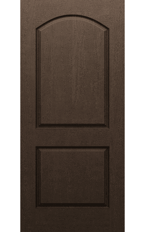 2-Panel Rustic Arch Top Exterior