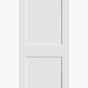 Primed Shaker 2-Panel Interior 1-3/8" Solid Core