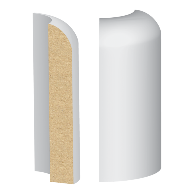 307MULW Rounded Corner Block