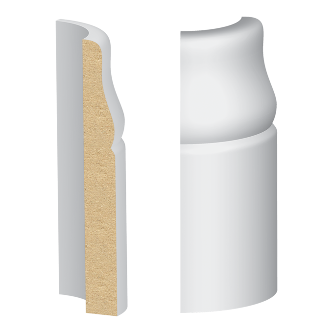 311BMULW Rounded Corner Block