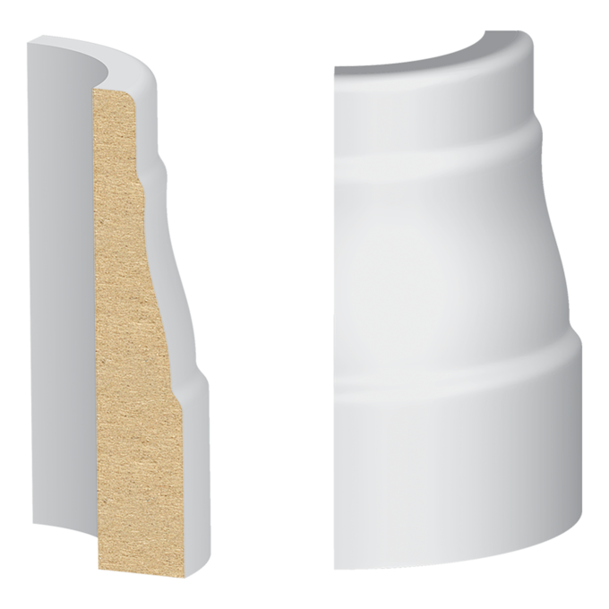 319MULW Rounded Corner Block