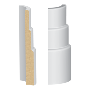 321MUL-4W Rounded Corner Block