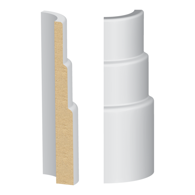 321MUL-4W Rounded Corner Block