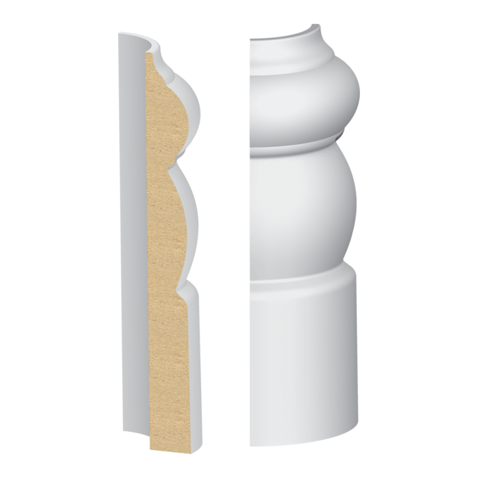 323MULW Rounded Corner Block