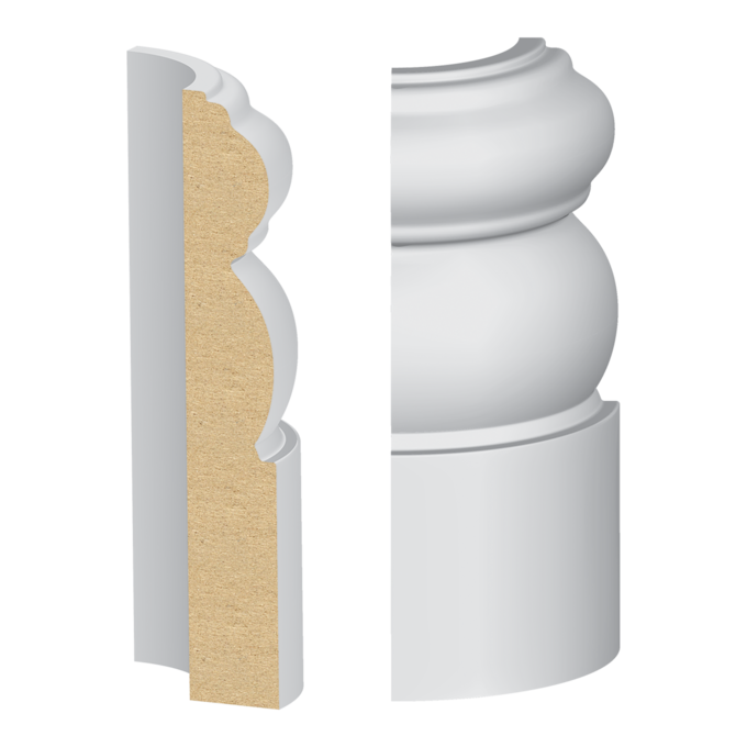 324MULW Rounded Corner Block