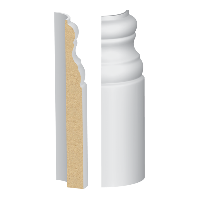 327MUL-5W Rounded Corner Block