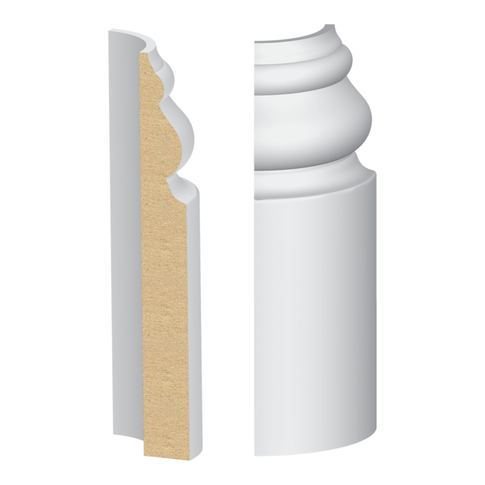 338MUL-4W Rounded Corner Block