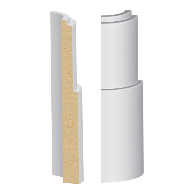 349MUL-5W Rounded Corner Block