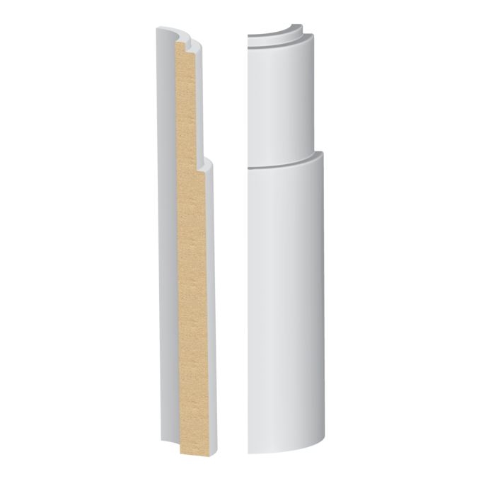 349MUL-7W Rounded Corner Block