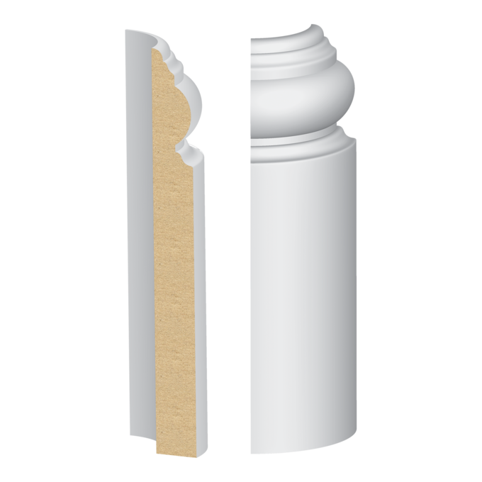 350MULW Rounded Corner Block
