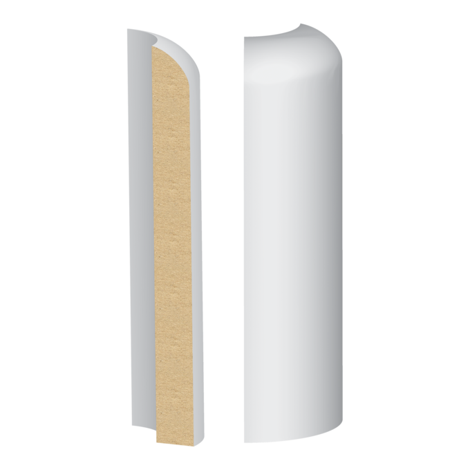 354MULW Rounded Corner Block
