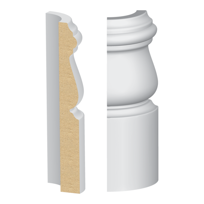 361MUL-4W Rounded Corner Block