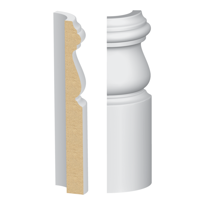 361MUL-5W Rounded Corner Block