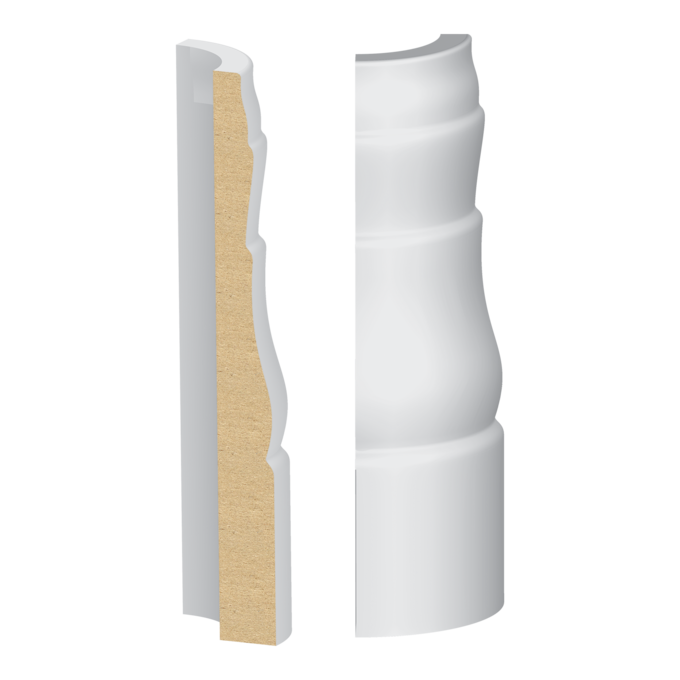 368MULW Rounded Corner Block