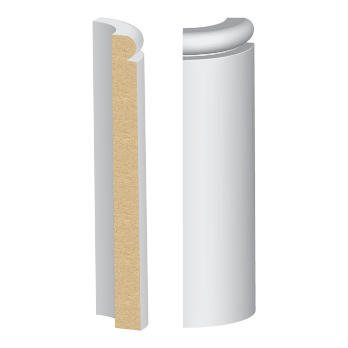 372MUL-5W Rounded Corner Block