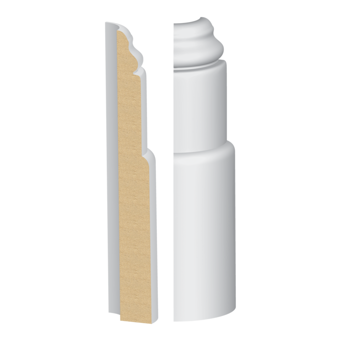 381MULW Rounded Corner Block
