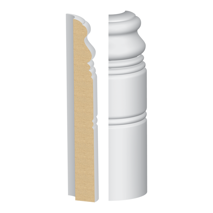 382MULW Rounded Corner Block