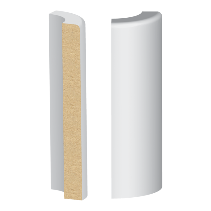 387MUL-4W Rounded Corner Block