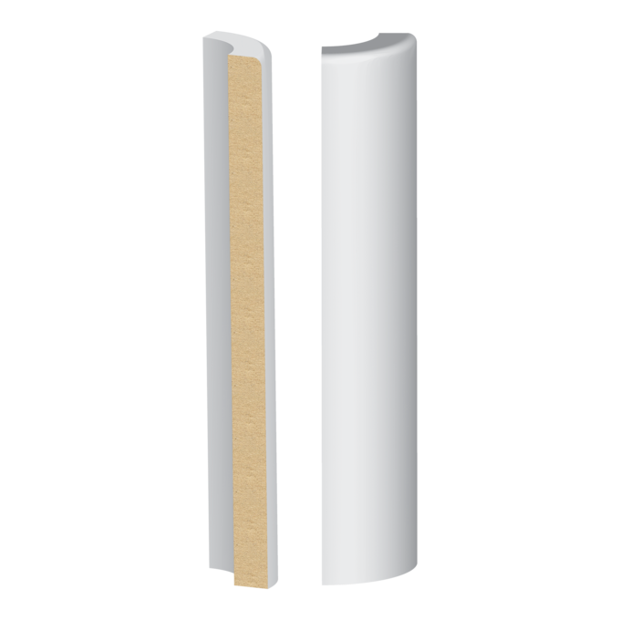 387MUL-7W Rounded Corner Block