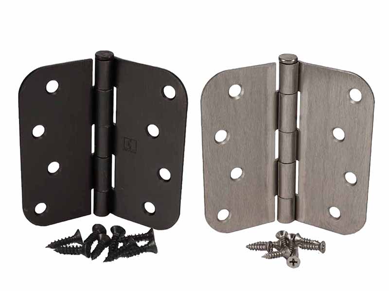 Standard Exterior 4 Inch Hinge with 5/8 Inch Radius