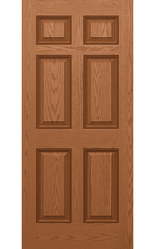 6-Panel Oak Grain Exterior