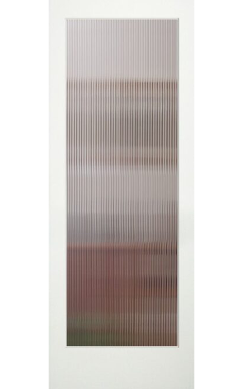 Primed 1-Lite Reed Glass