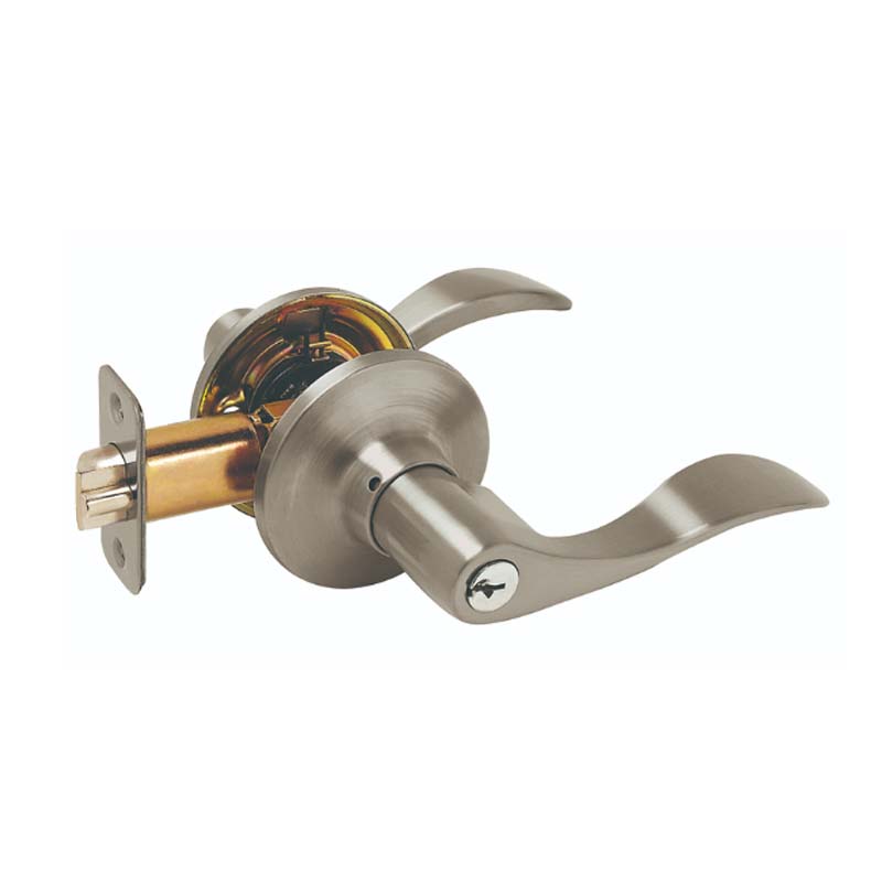 Queen Privacy Lever - Satin Nickel